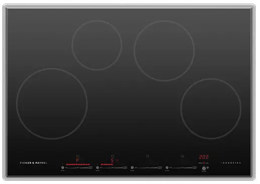 FISHER PAYKEL CI304PTX4 Induction Cooktop, 30 Inch 4 Zones