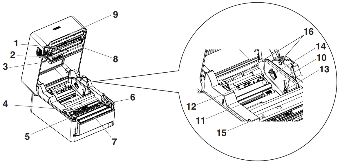 CITIZEN CT-S4500 Line Thermal Printer - Fig 14