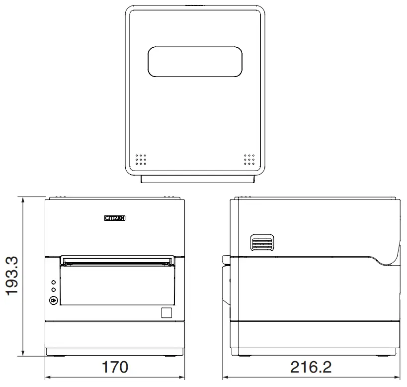 CITIZEN CT-S4500 Line Thermal Printer - Fig 70