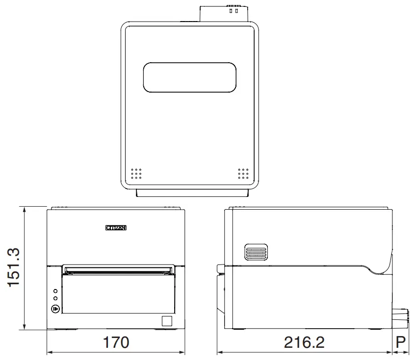 CITIZEN CT-S4500 Line Thermal Printer - Fig 71