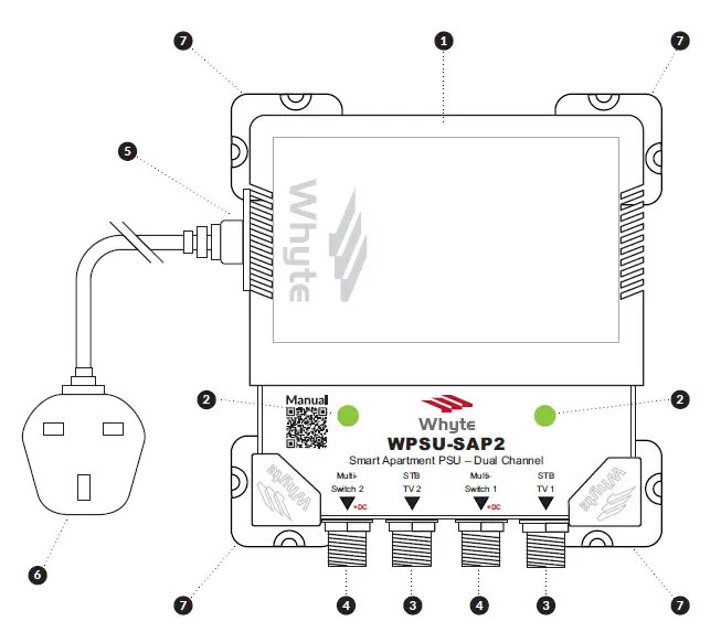 Whyte-WPSU-SAP1-Smart-Apartment -Power-Supply-Unit-FIG-1