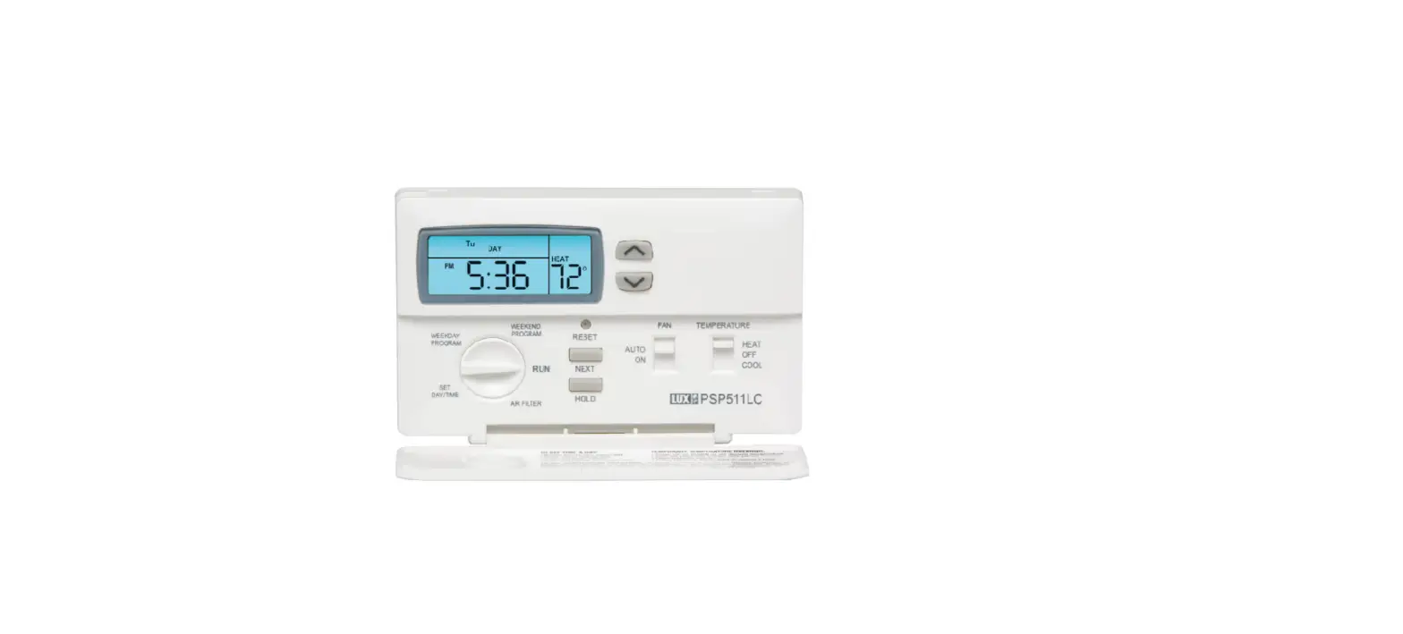 Luxpro ‎psp511lc Thermostat User Manual