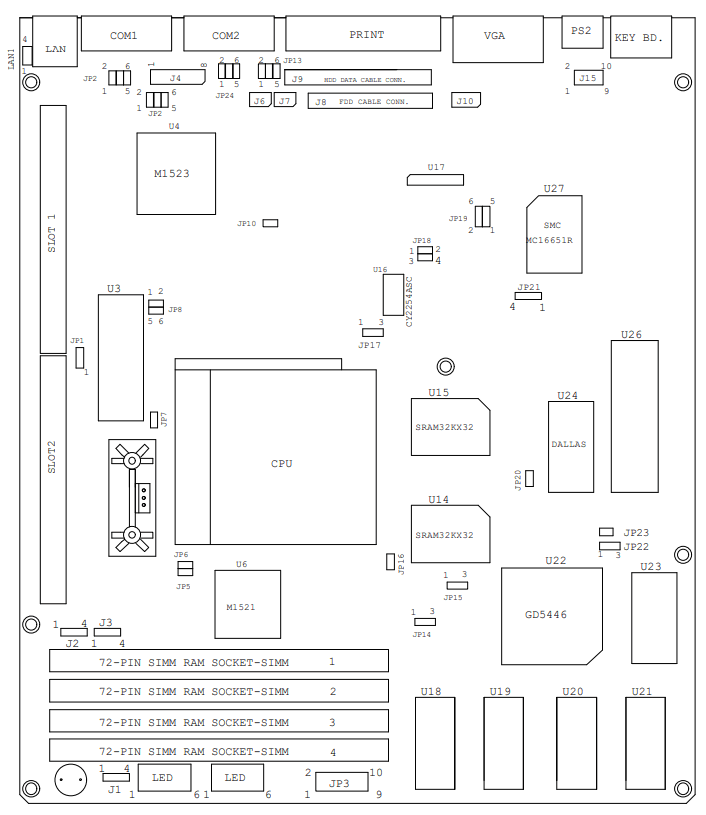 itel A48 Main Board - Fig