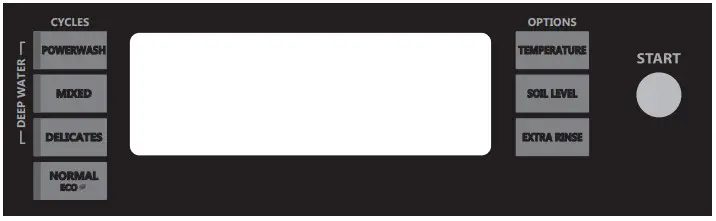 Whirlpool W11566616A Commercial Washer - Display