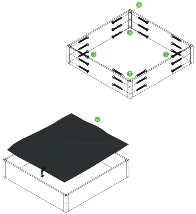 Quictent GB 01 49x37.4x36 Inches Garden Beds - Figure 15