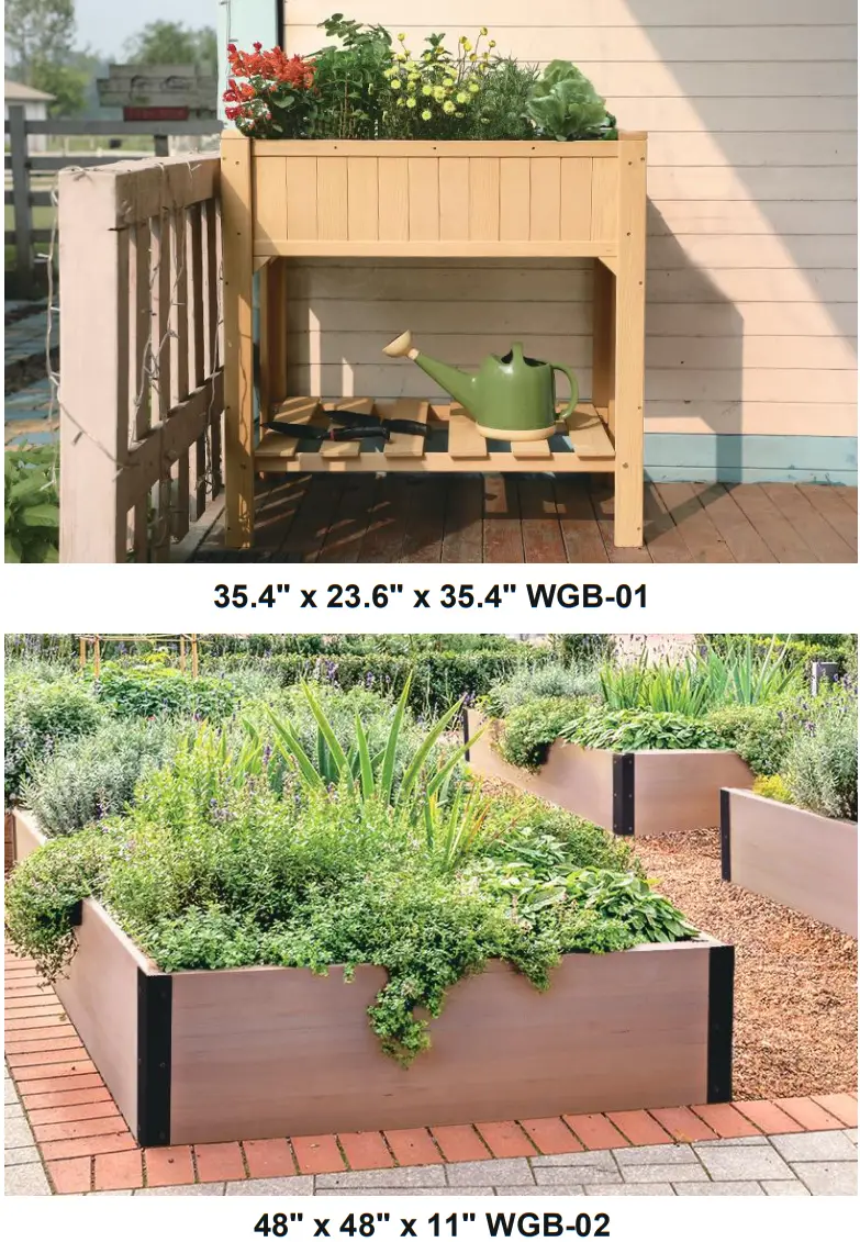 Quictent GB 01 49x37.4x36 Inches Garden Beds - Figure 3