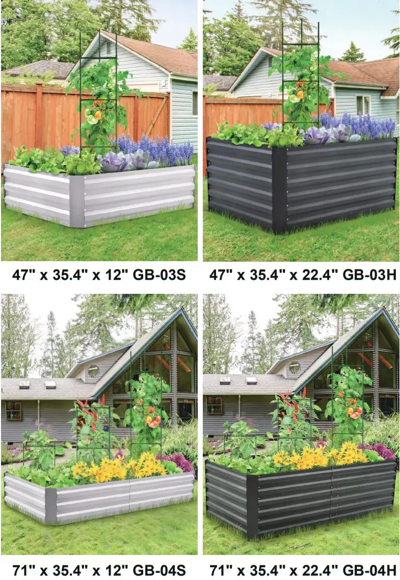 Quictent GB 01 49x37.4x36 Inches Garden Beds - Figure 4