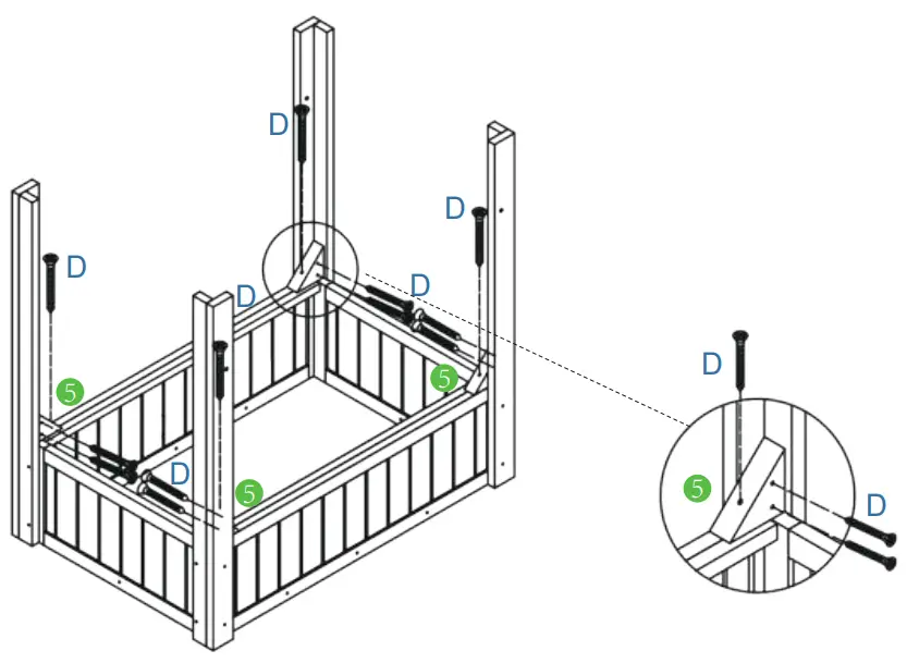 Quictent GB 01 49x37.4x36 Inches Garden Beds - Figure 8