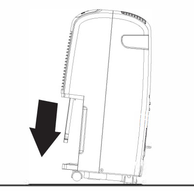 Whynter RPD-561 EGP 50 Pint High Capacity up to 4000 sq ft Portable -Cleaning the air filter
