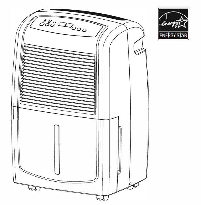 Whynter RPD-561 EGP 50 Pint High Capacity up to 4000 sq ft Portable