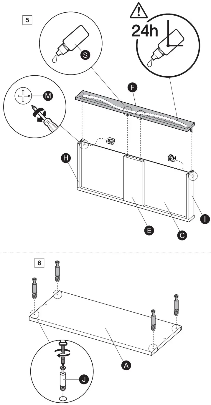 IRIS OHYAMA MS 590D Monitor Stand Drawer - Assembly 2