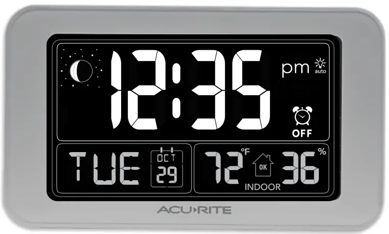 ACURITE 13040 Intelli Time Alarm Clock