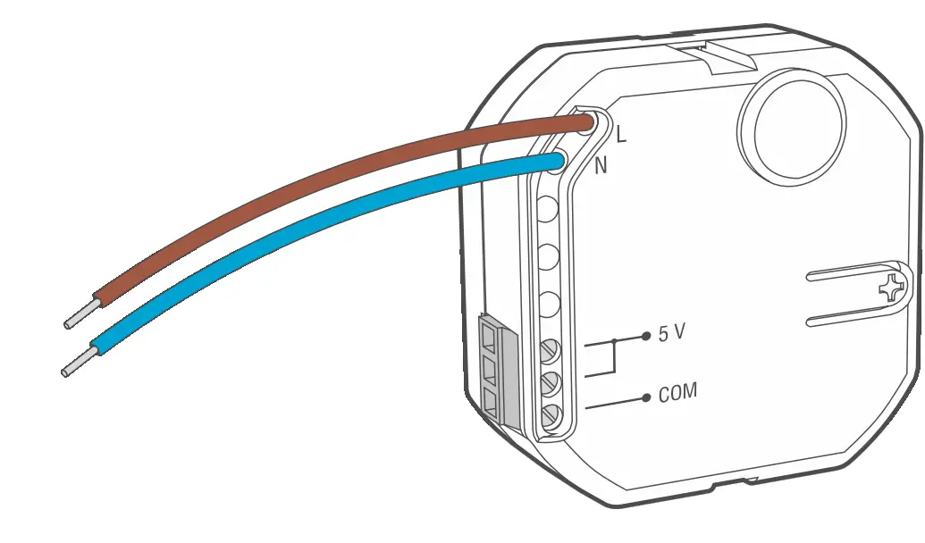 Satel APS-055 Flush-mounted 5 VDC - 0.5 A Power Supply