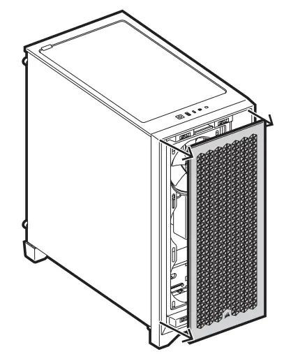 CORSAIR CC-9011201-WW 4000D Airflow Mid-Tower Gaming Case - figure 12