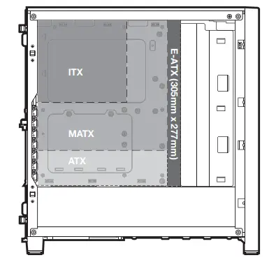 CORSAIR CC-9011201-WW 4000D Airflow Mid-Tower Gaming Case - figure 6