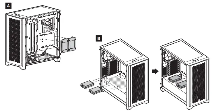 CORSAIR CC-9011201-WW 4000D Airflow Mid-Tower Gaming Case - figure 9