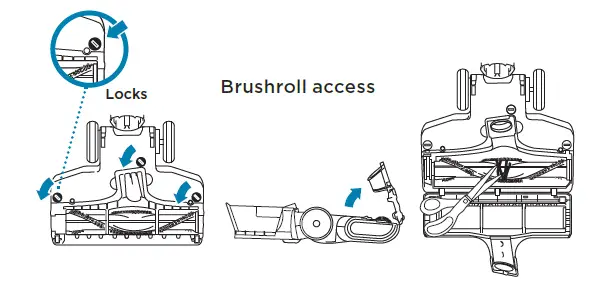 Brushroll access