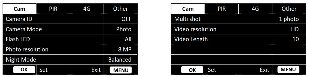 NUM axes PIE1046 Trail Camera -4