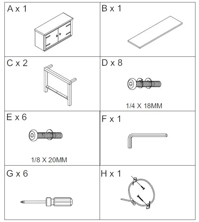 ASHLEY A4000505 Furniture Accent Cabinet-fig-1