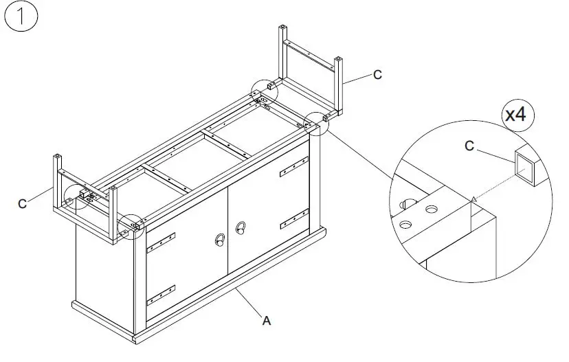 ASHLEY A4000505 Furniture Accent Cabinet-fig-4