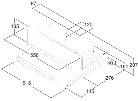 kleenmaid-RHSOG61-Concealed-Slide-Out0Rangehood-60cm-fig-2