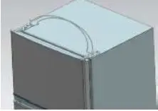 Comfee RCT284LS1 Refrigerator Instruction Manual - Replace the top hinge