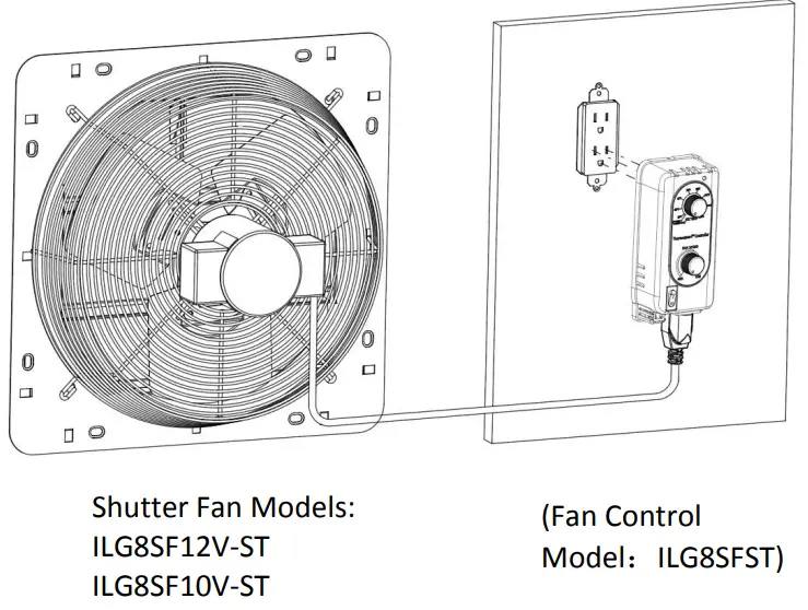 iLIVING-ILG8SF16V-ST-16-Inch-Wall-Mounted-Shutter-Exhaust-Fan,-Automatic-fig-4