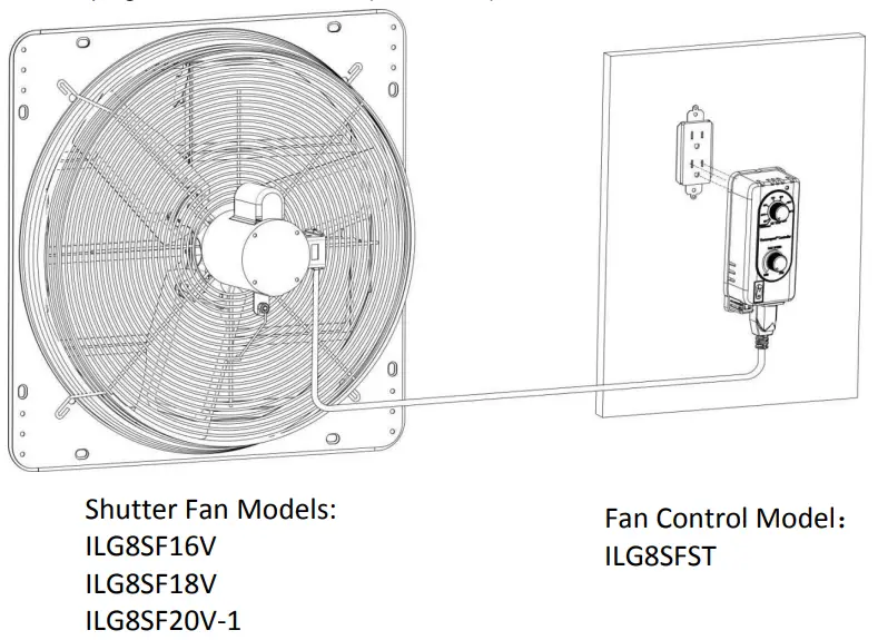 iLIVING-ILG8SF16V-ST-16-Inch-Wall-Mounted-Shutter-Exhaust-Fan,-Automatic-fig-7