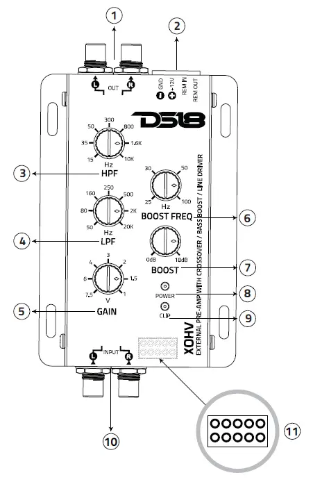 DS18 XOHV High Volt External Pre-Amplifier 2