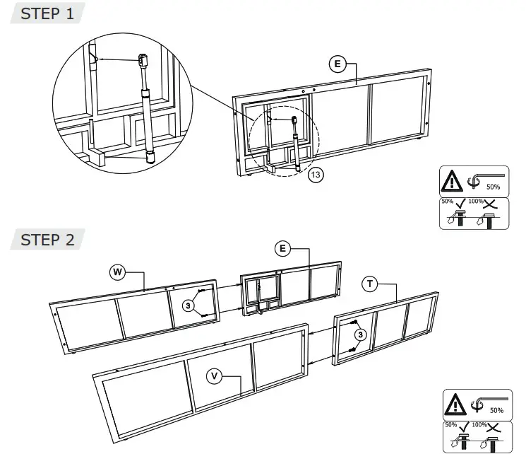 COSTWAY HW68260 12 22 Sun Lounger With Canopy - Before You Start 11