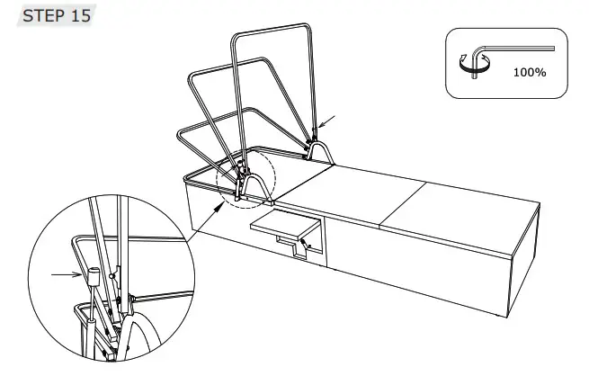 COSTWAY HW68260 12 22 Sun Lounger With Canopy - Before You Start 20