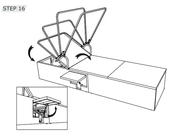 COSTWAY HW68260 12 22 Sun Lounger With Canopy - Before You Start 21