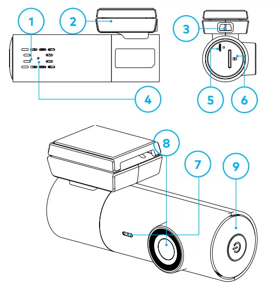 NANOCAMPLUS NCP BDVRS Full HD Discreet Barrel Dash Camera-OVERVIEW