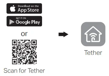tp-link WA854RE Wi-Fi Rang Extender - Via the Tether App