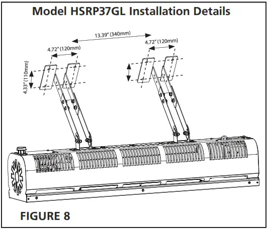 HEATSTAR HSRP37GL Outdoor Patio Heater - HEATER INSTALLATION