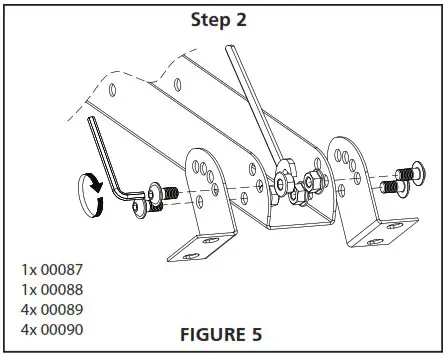 HEATSTAR HSRP37GL Outdoor Patio Heater - Mounting Bracket Assembly 2