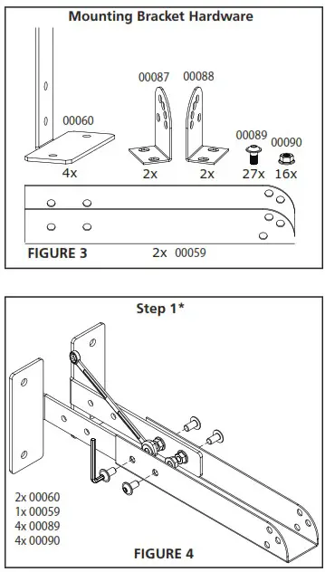 HEATSTAR HSRP37GL Outdoor Patio Heater - Mounting Bracket Assembly