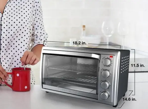 Black Decker To4304ss 9-slice Rotisserie Convection Oven Instructions