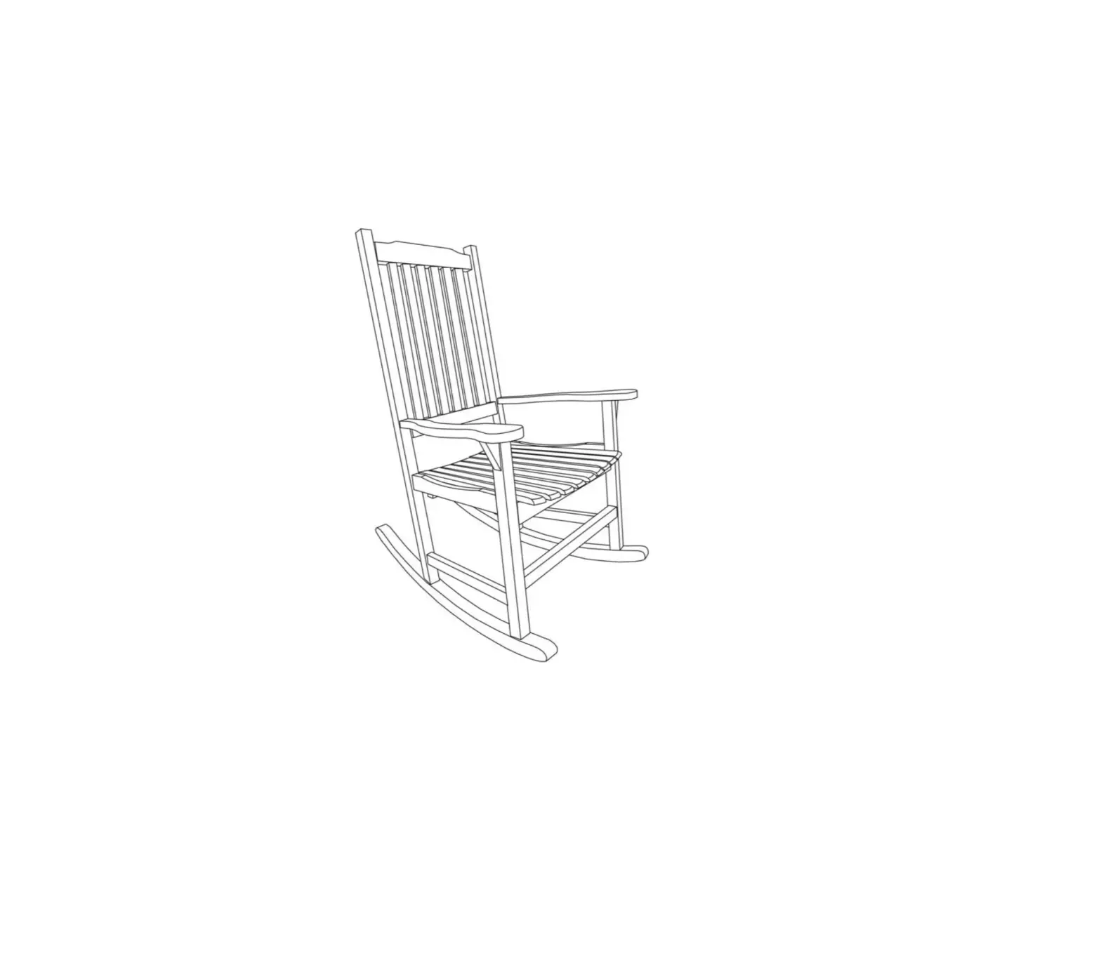 Castlecreek 709179 Oversized Rocking Chair Installation Guide