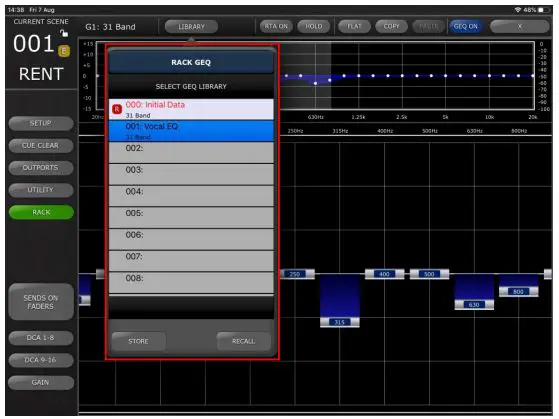 YAMAHA CL QL Series StageMix Digital Mixing Console - GEQ and PEQ8 libraries 2