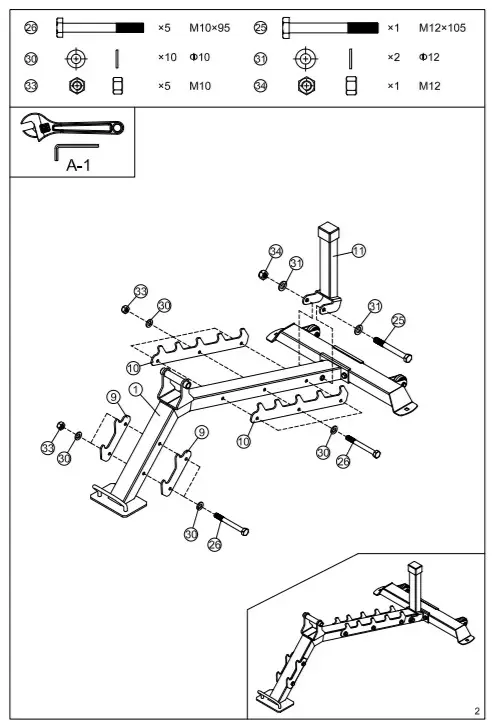 FORCE USA F-COMFID-V2 Adjustable Bench -FIGURE 8