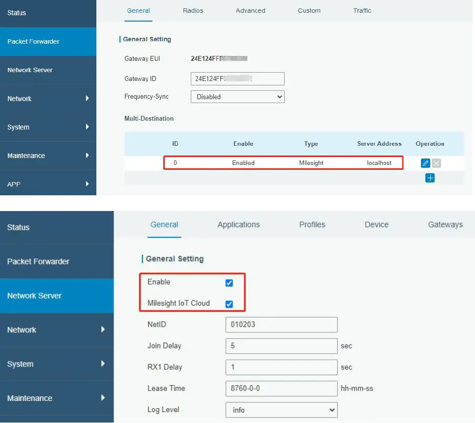 Add a Milesight Gateway 01