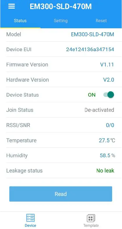 Read or Write Configuration via NFC 04
