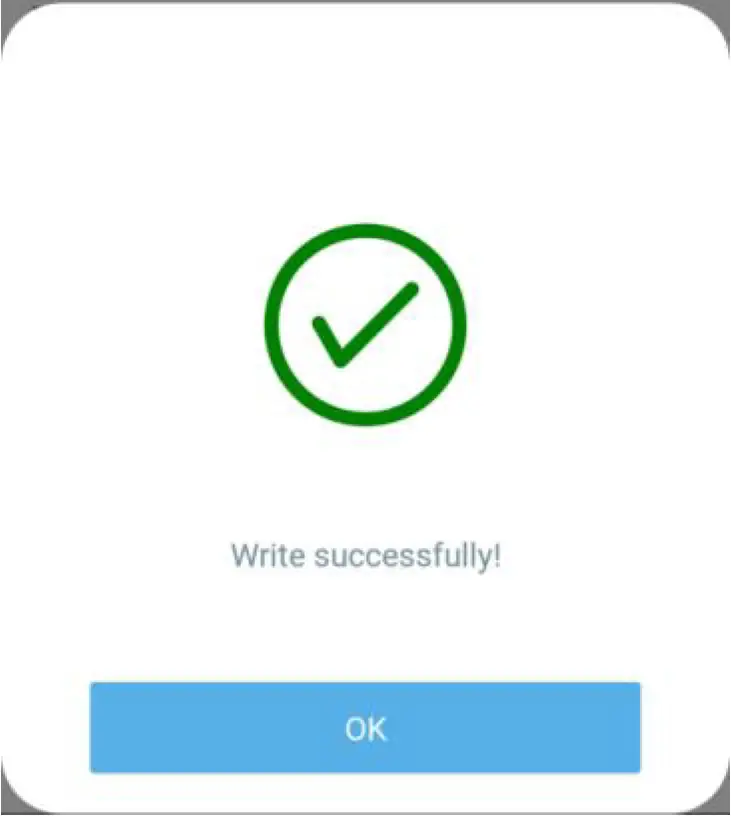 Read or Write Configuration via NFC 06