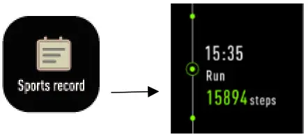 GUARDO FIT COACH HR SQUARE - Sports record image