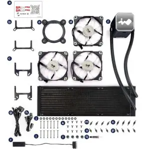 InWin SR2436PRO All-In-One Twin Turbines Liquid CPU-InWin SR2436PRO All-In-Liquid CPU Cooler