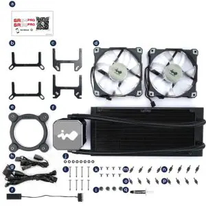 InWin SR2436PRO All-In-One Twin Turbines Liquid CPU-InWin SR2436PRO All-In-One TwinSR24 PRO