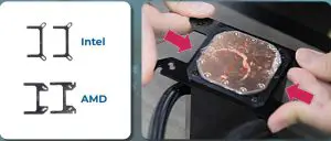 InWin SR2436PRO All-In-One Twin Turbines Liquid CPU- lnstall