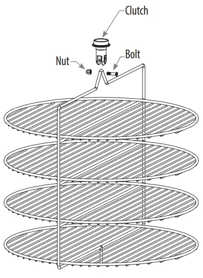 Winco Commercial Rotating Heated & Humidified Holding Display Merchandiser - Removing