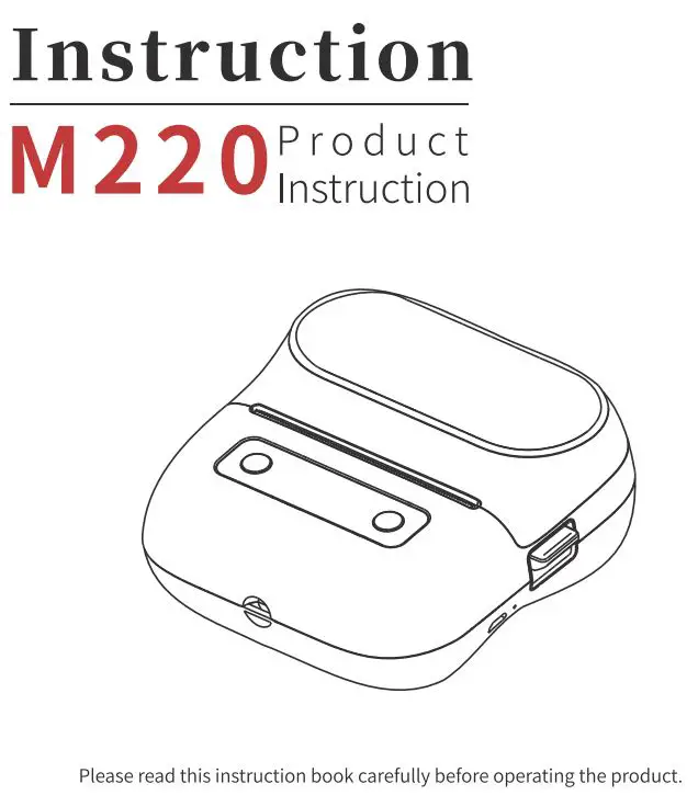 Phomemo M220 Label Maker Instructions
